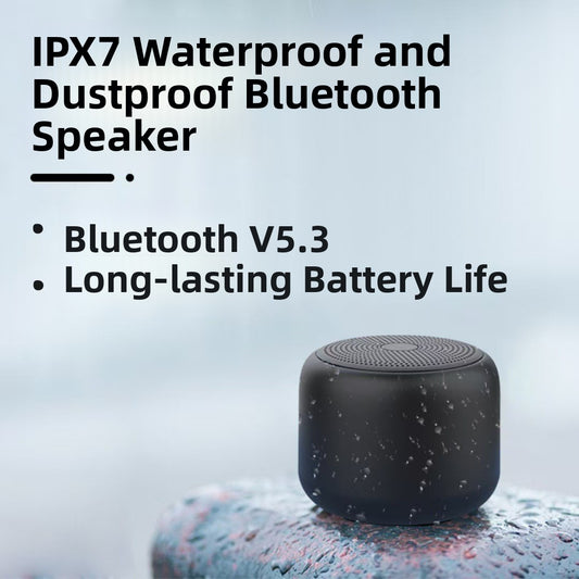 Portable Waterproof Bluetooth Speaker with Gradient Color