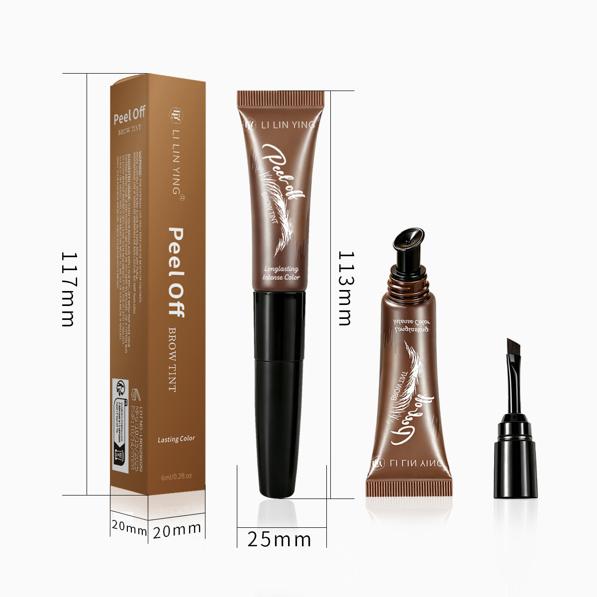 Waterproof Peel-Off Eyebrow Tinting Gel