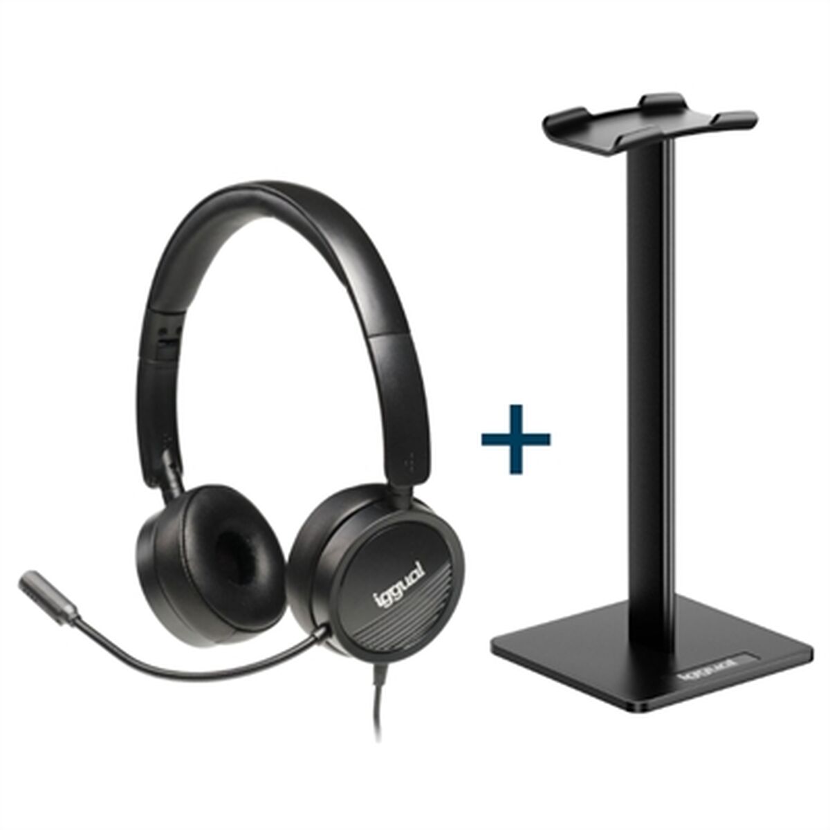 Headphones with Microphone iggual IGG317075+IGG318058-0