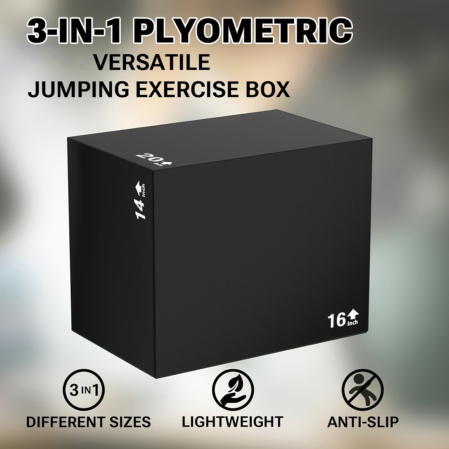3-in-1 PVC Fitness Jump Box Training Platform-1