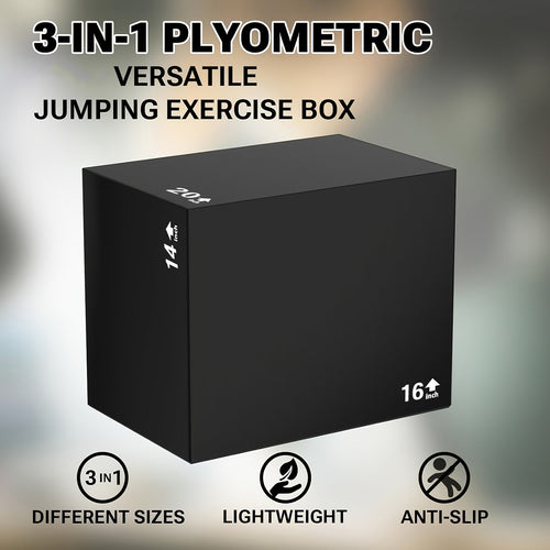 3-in-1 PVC Fitness Jump Box Training Platform-1