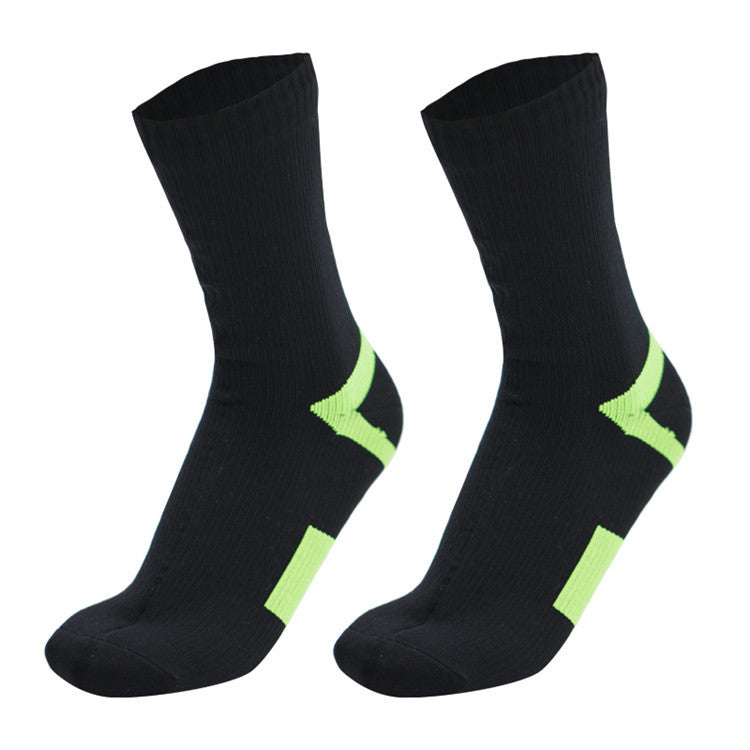 Waterproof Breathable Socks Mid-Length Outdoor Hiking and Cycling Skiing Wading Mountaineering Cold-Proof Warm Socks Waterproof Socks