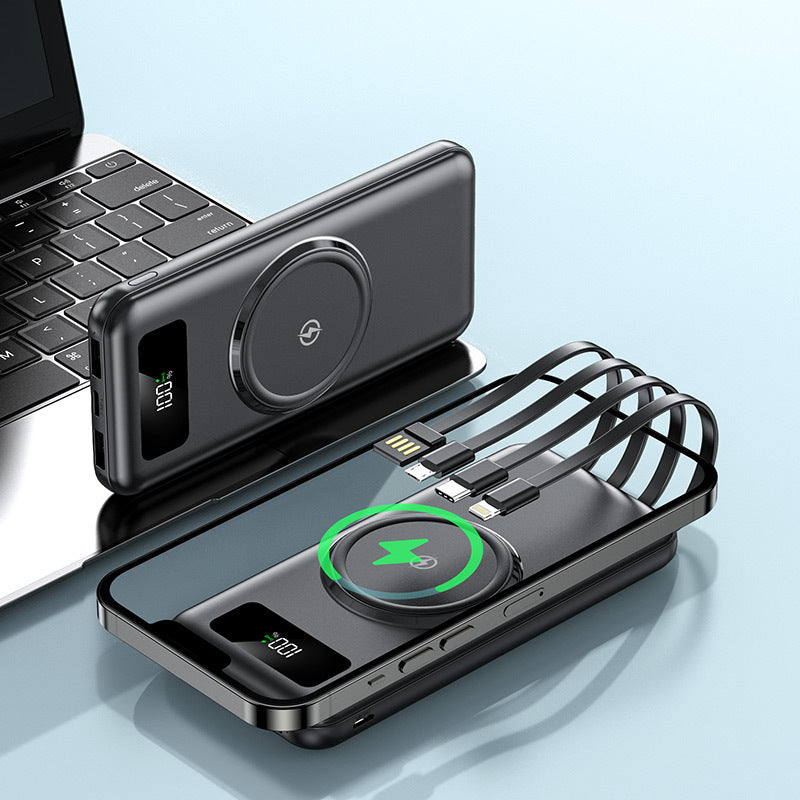 Wireless Magnetic Power Bank with Custom Logo