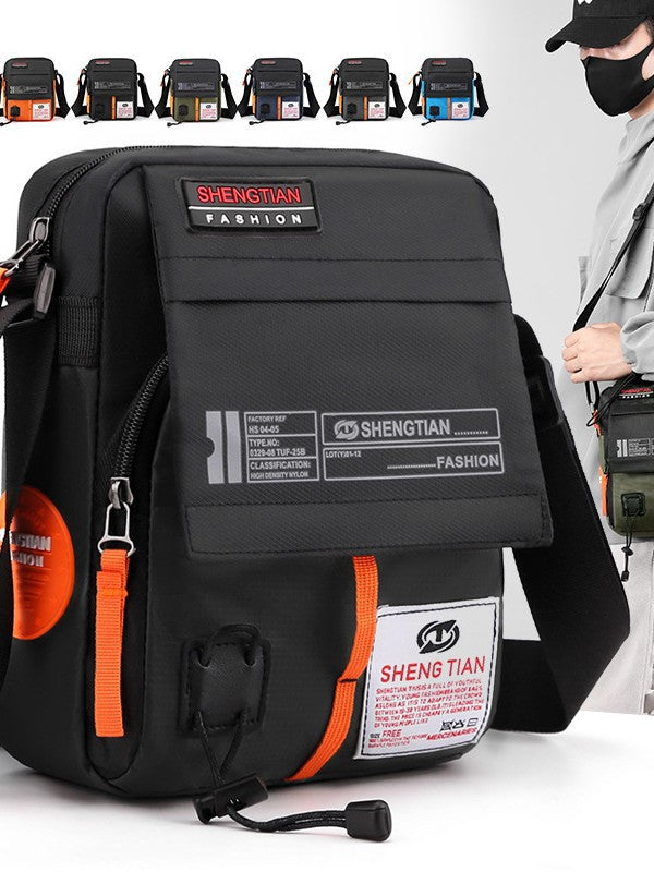 Mens Waterproof Crossbody Bag with Large Capacity