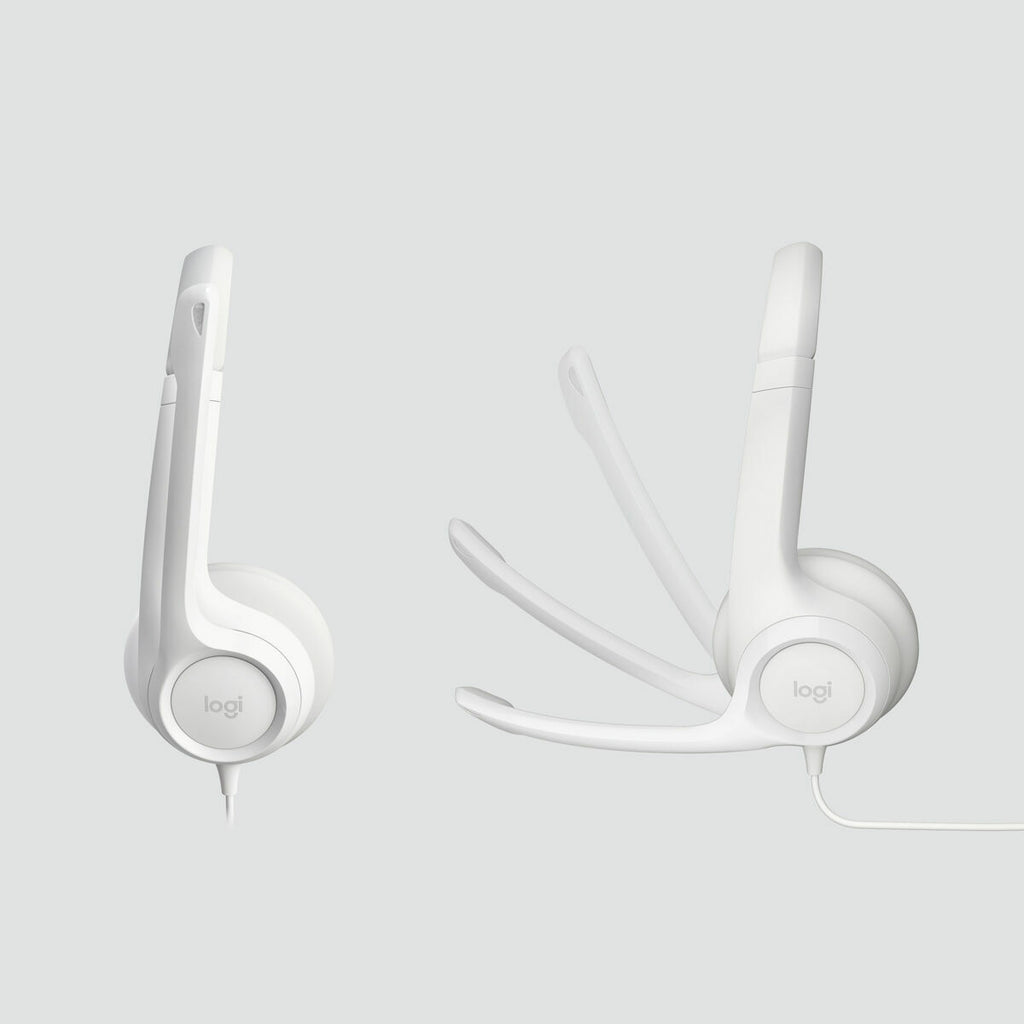 Headphones Logitech H390 White-0