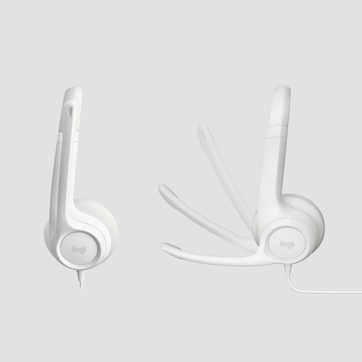 Headphones Logitech H390 White-0