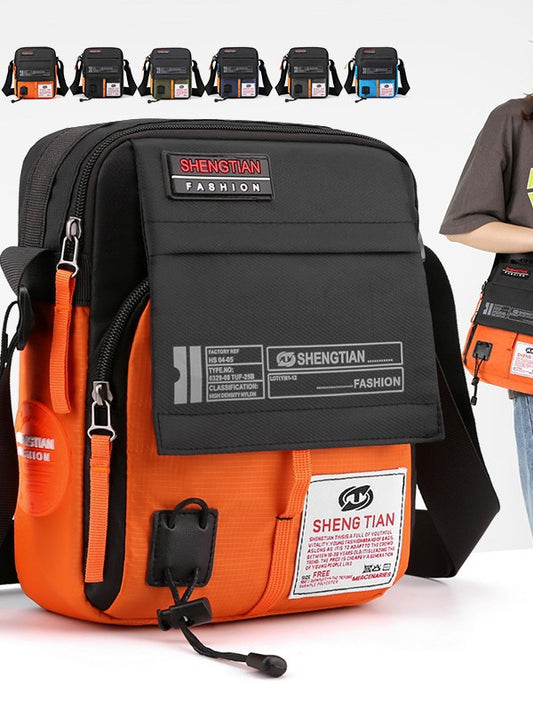 Mens Waterproof Crossbody Bag with Large Capacity