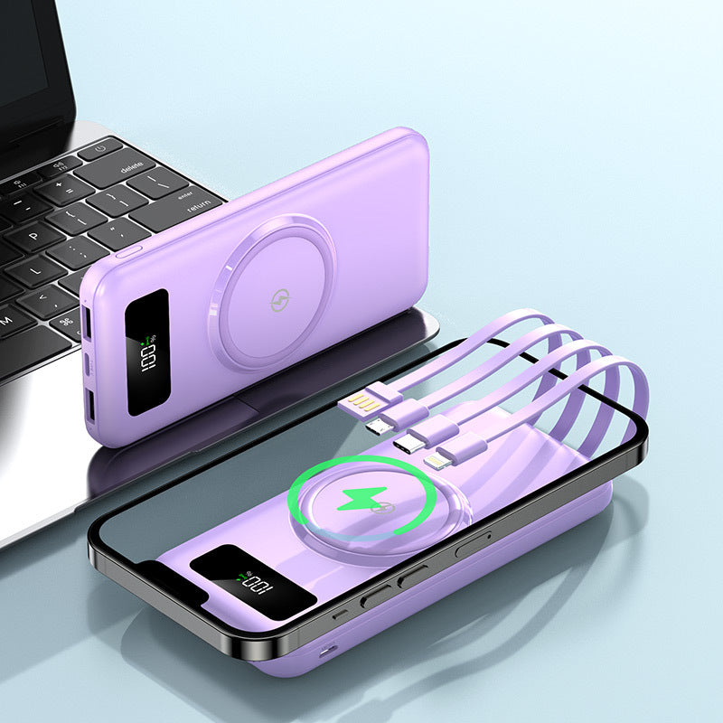 Wireless Magnetic Power Bank with Custom Logo