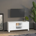 NNEVL Industrial TV Cabinet White 105x35x42 cm Metal-0