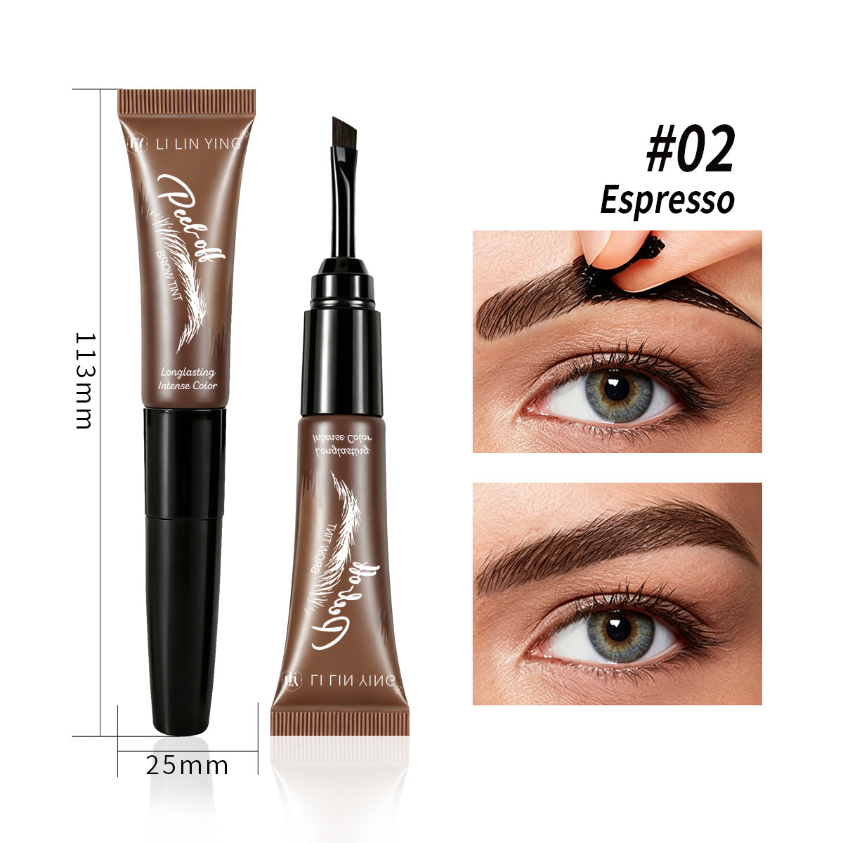 Waterproof Peel-Off Eyebrow Tinting Gel
