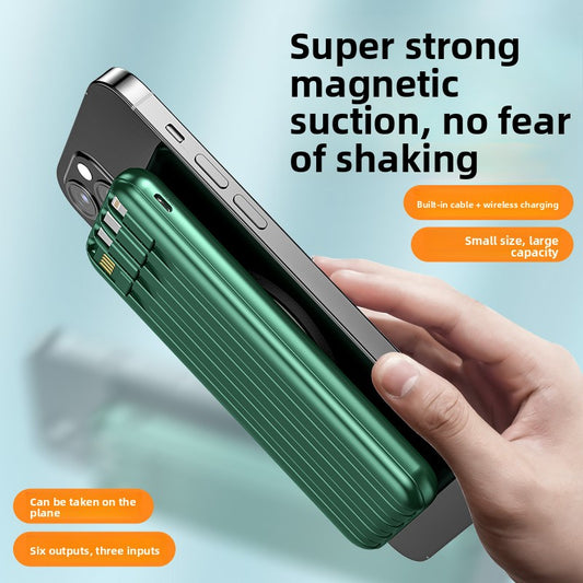 Wireless Magnetic Power Bank with Custom Logo