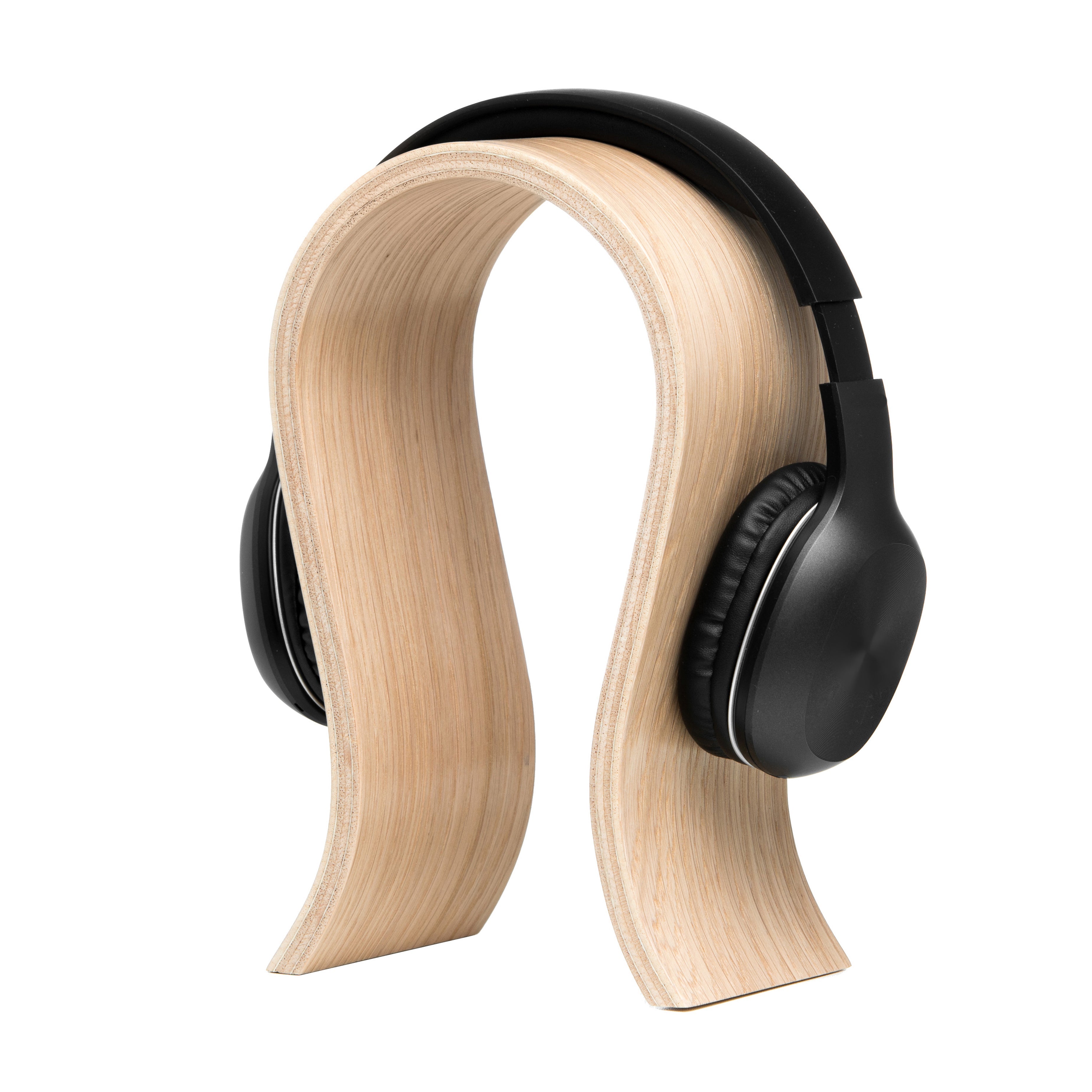 Wooden Headphones Stand, Minimalist, Scandinavian Design-2