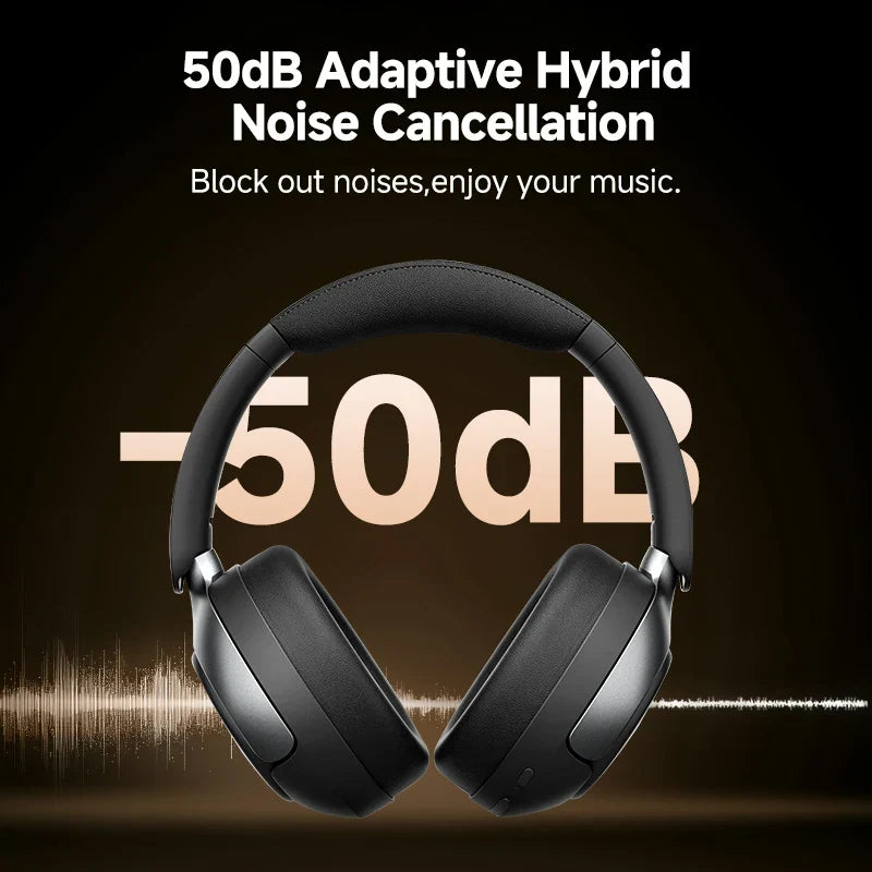 Wireless Over-Ear Headphones Black-1