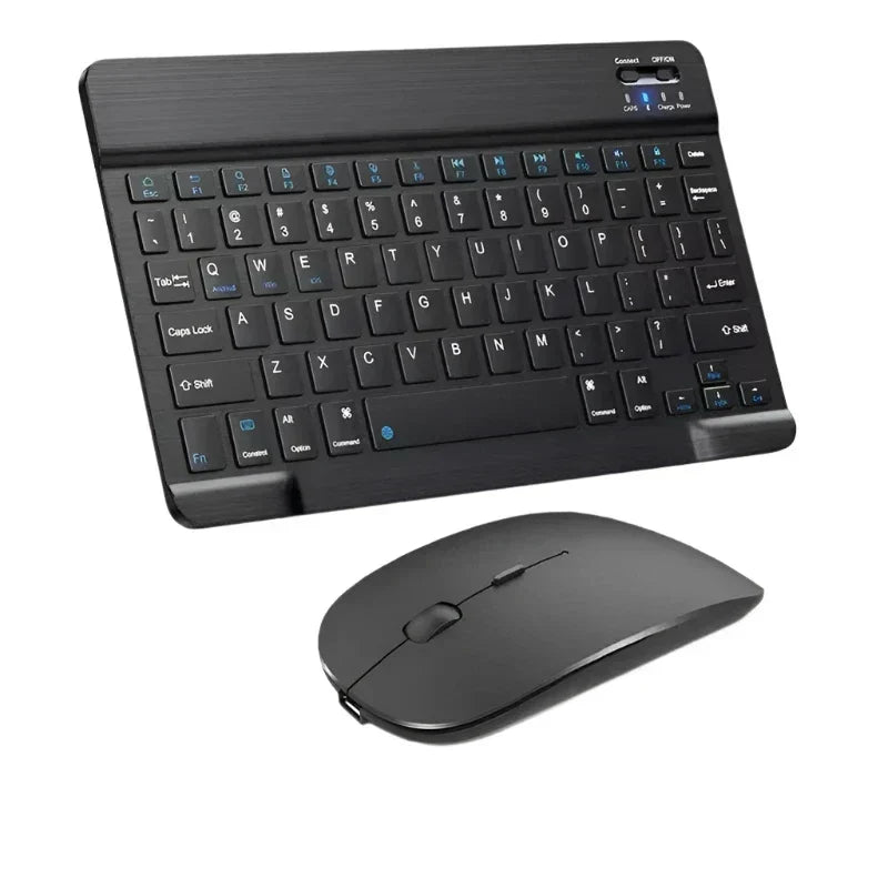 Bluetooth Wireless Keyboard & Mouse Combo For Ipad Mac Pc-0
