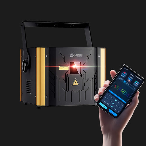 A10 ILDA DMX App Laser Light Show Projector 6W RGB for Clubs-0