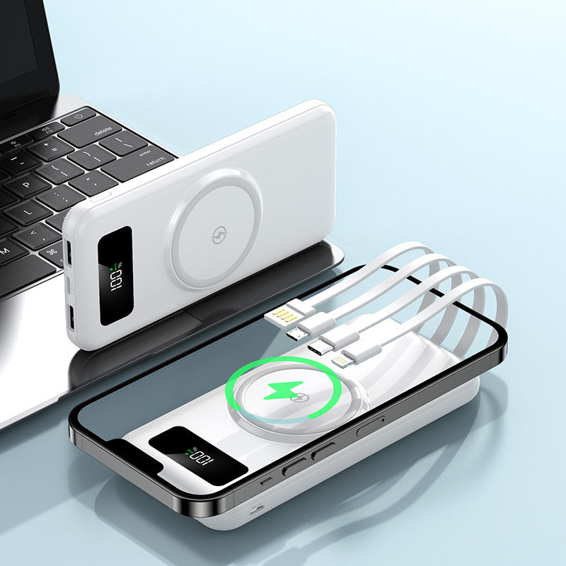 Wireless Magnetic Power Bank with Custom Logo