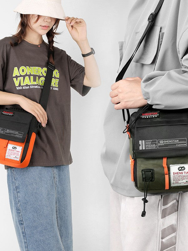 Mens Waterproof Crossbody Bag with Large Capacity