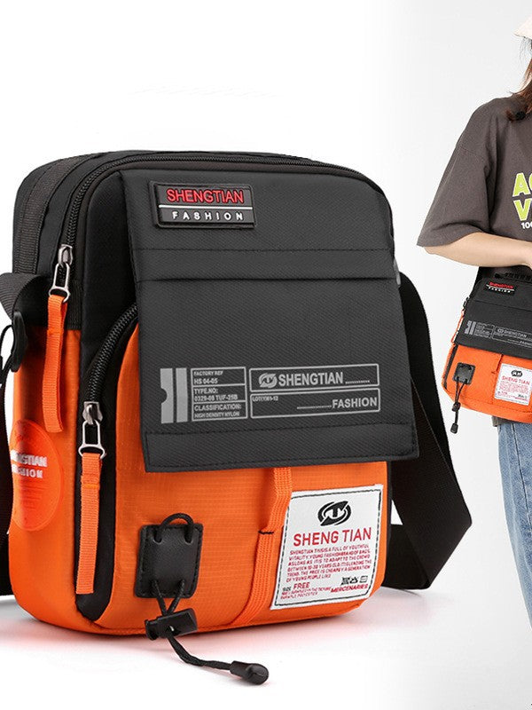 Mens Waterproof Crossbody Bag with Large Capacity