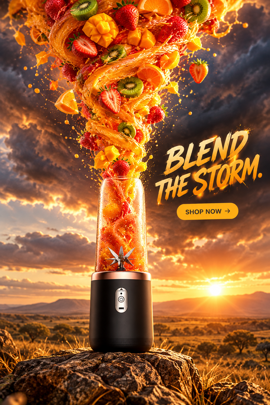 Blend the Storm: fruit tornado on the Highveld
