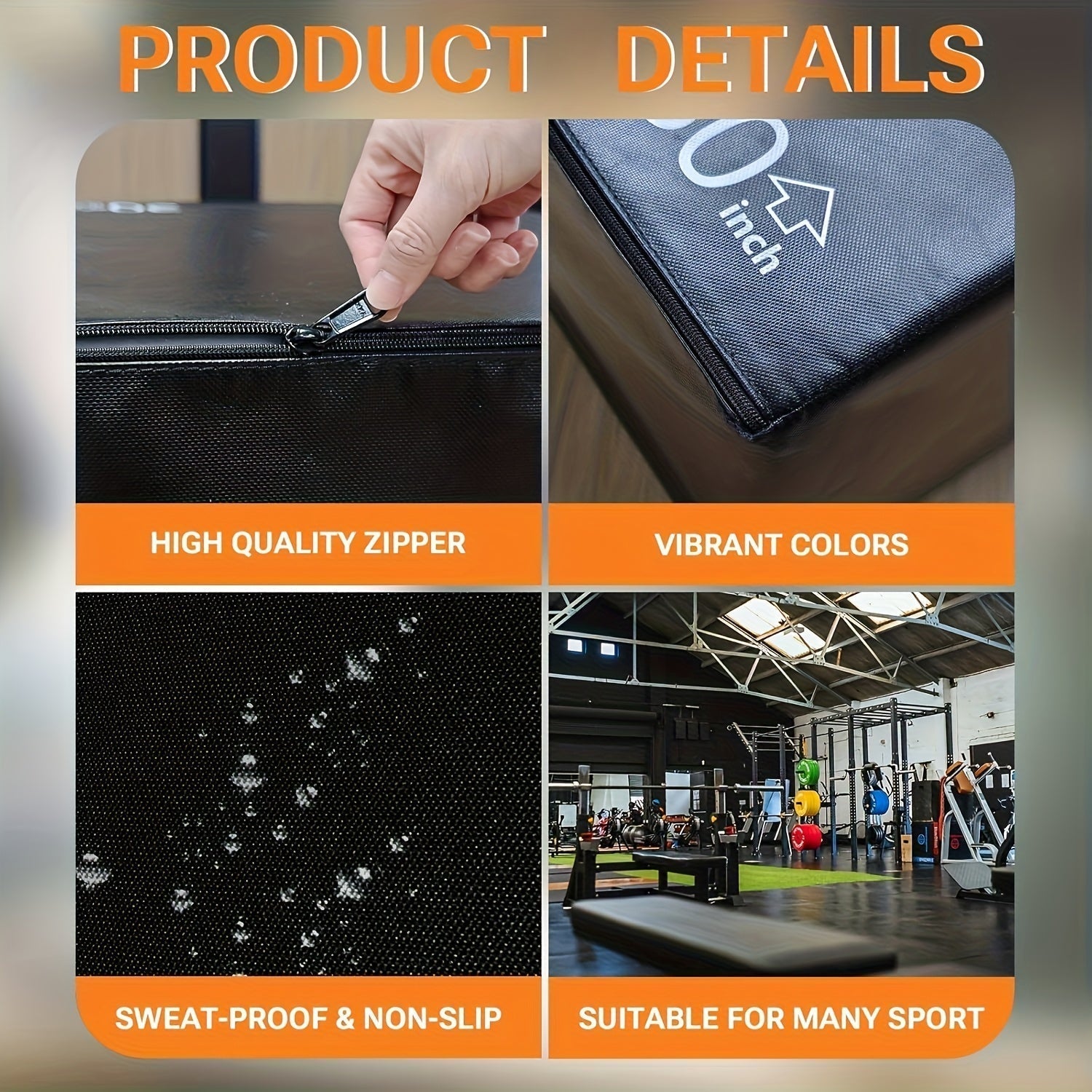 3-in-1 PVC Fitness Jump Box Training Platform-3