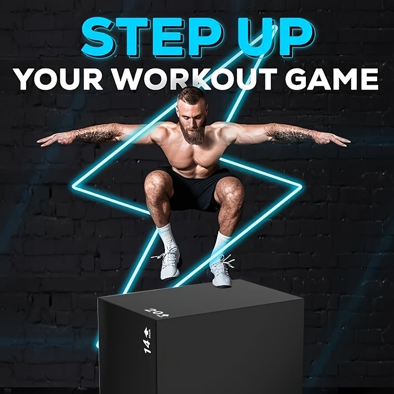 3-in-1 PVC Fitness Jump Box Training Platform-2