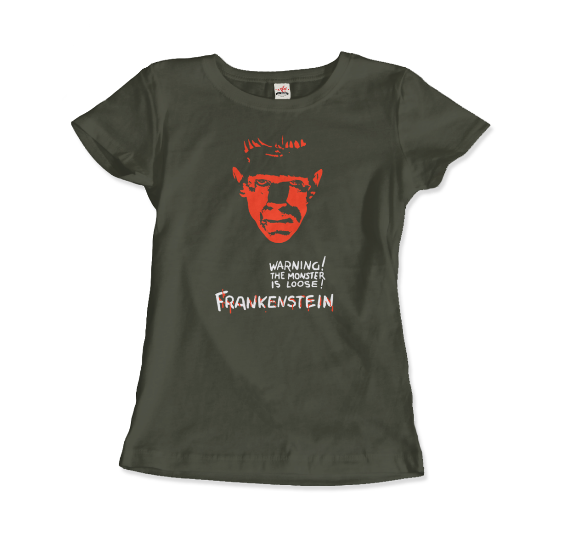 Frankenstein 30s Sci-Fi Horror movie t-shirt