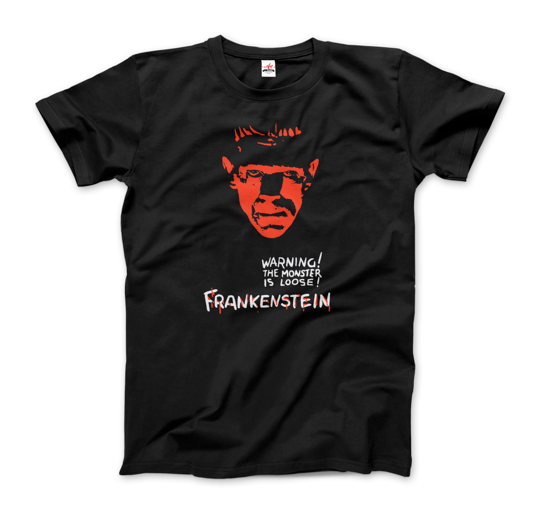 Frankenstein 30s Sci-Fi Horror movie t-shirt