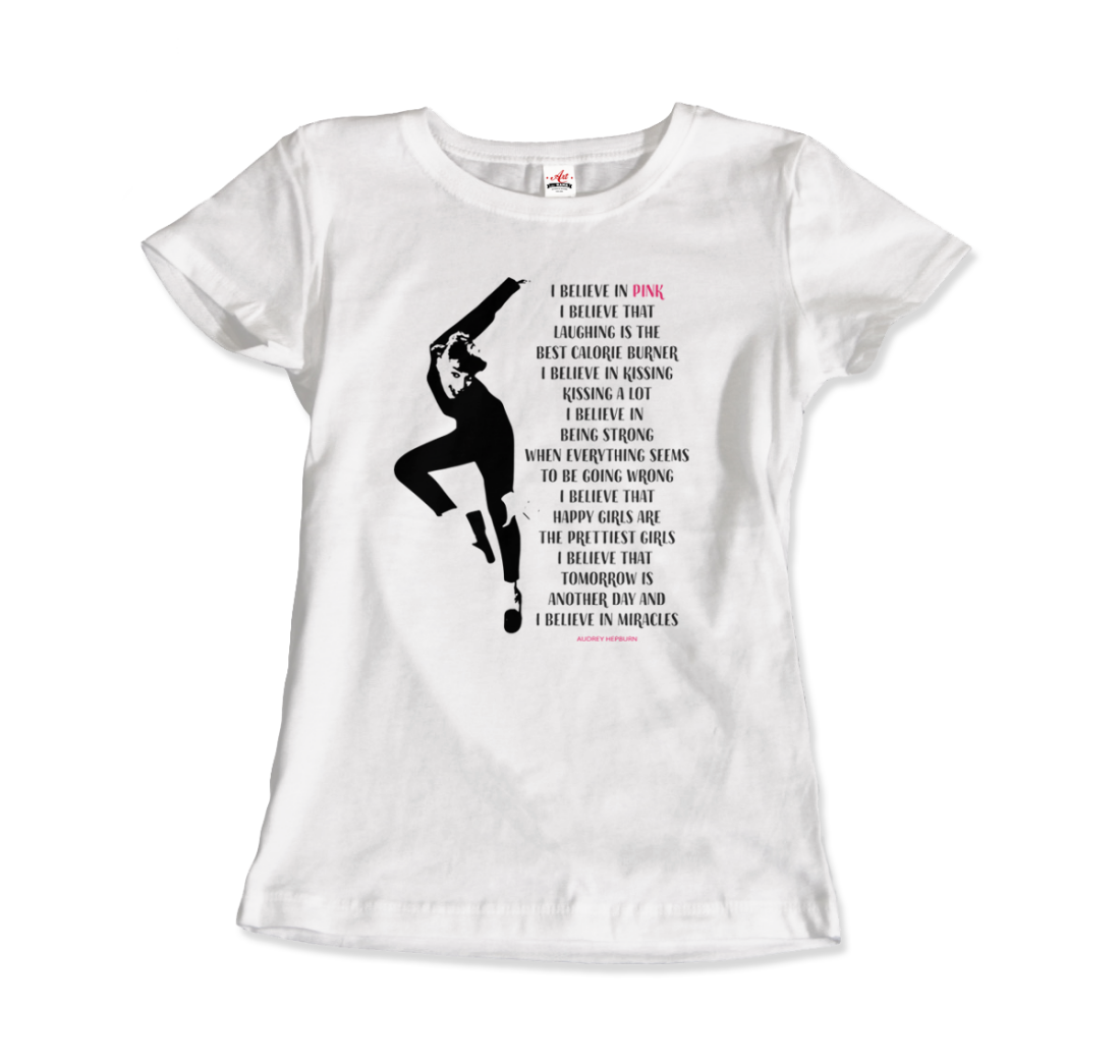 I Believe in Pink Quote t-shirt-8