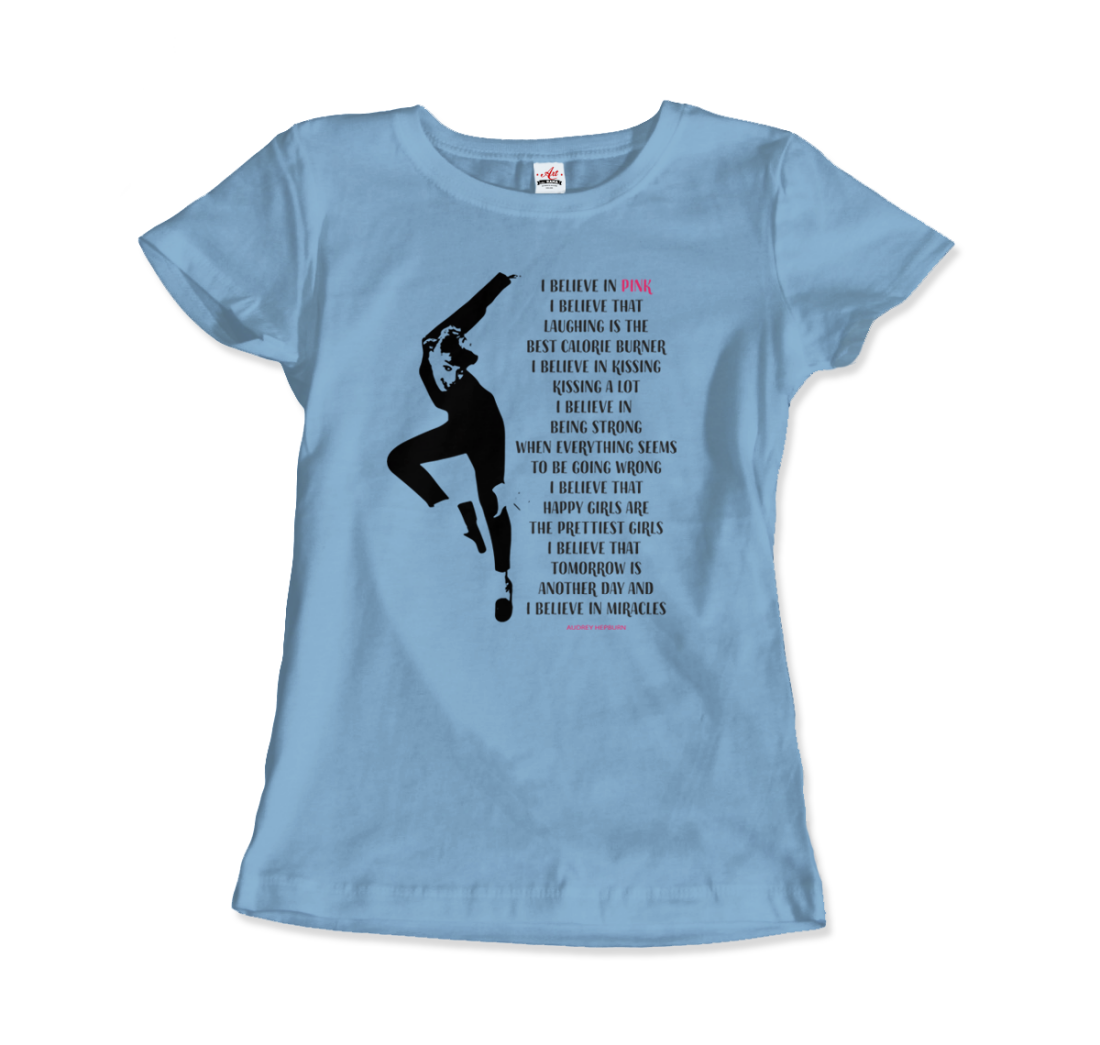 I Believe in Pink Quote t-shirt-10