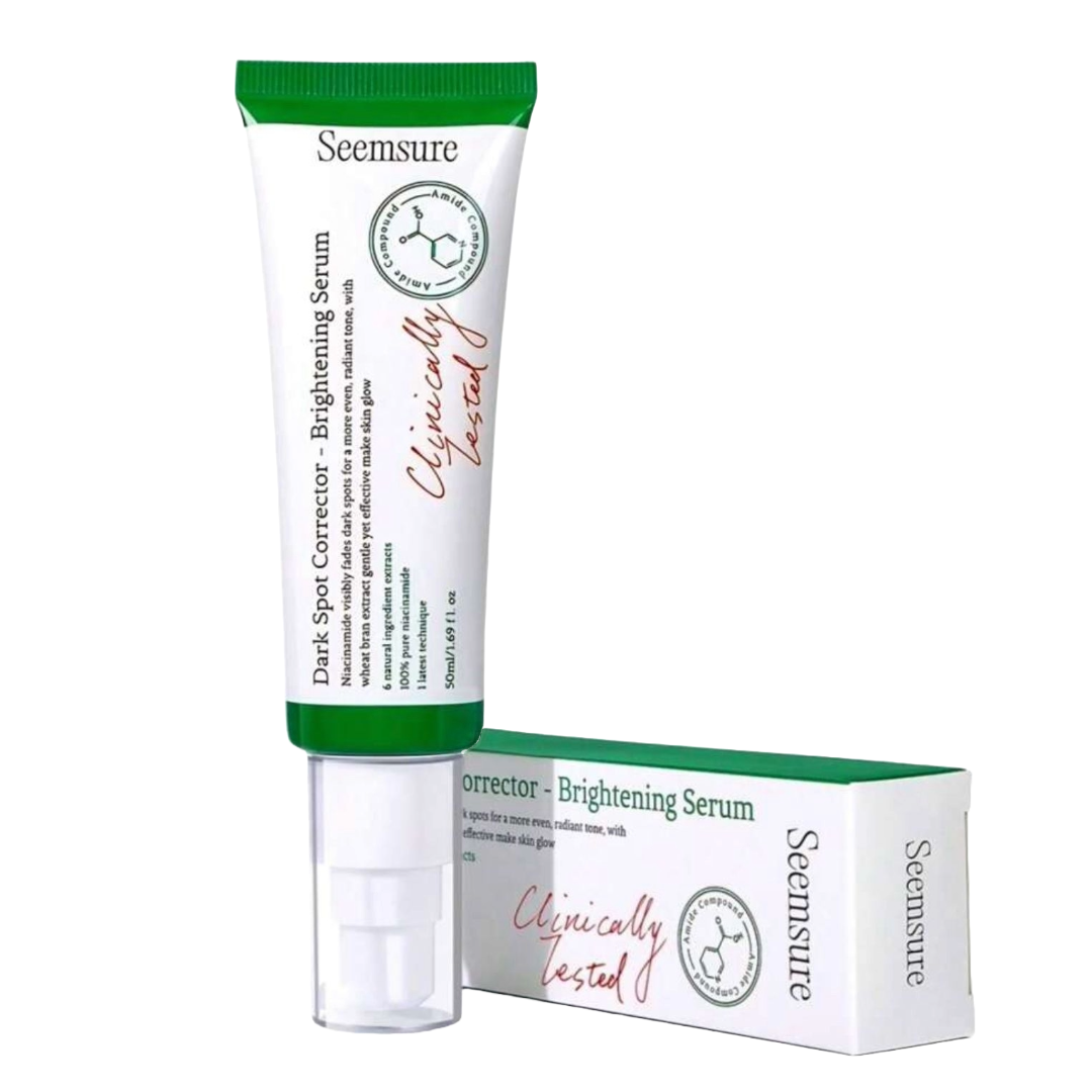 Seemsure Serum — full product flat lay with box