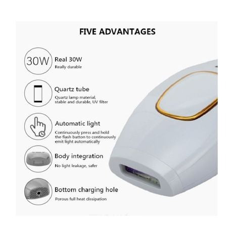 IPL Hair Removal Device - usage guide and modes