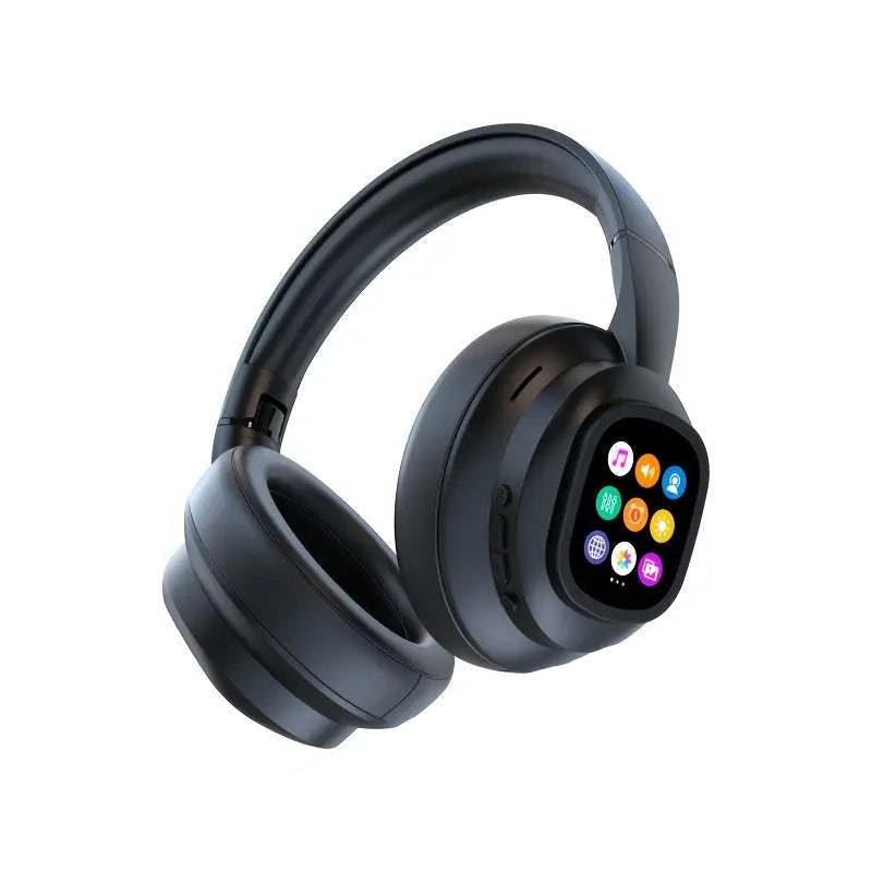 AI Translation Headphones LCD Touch Wireless Earbuds-0