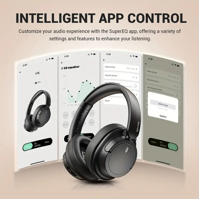 Wireless Over-Ear Headphones with Mic-3