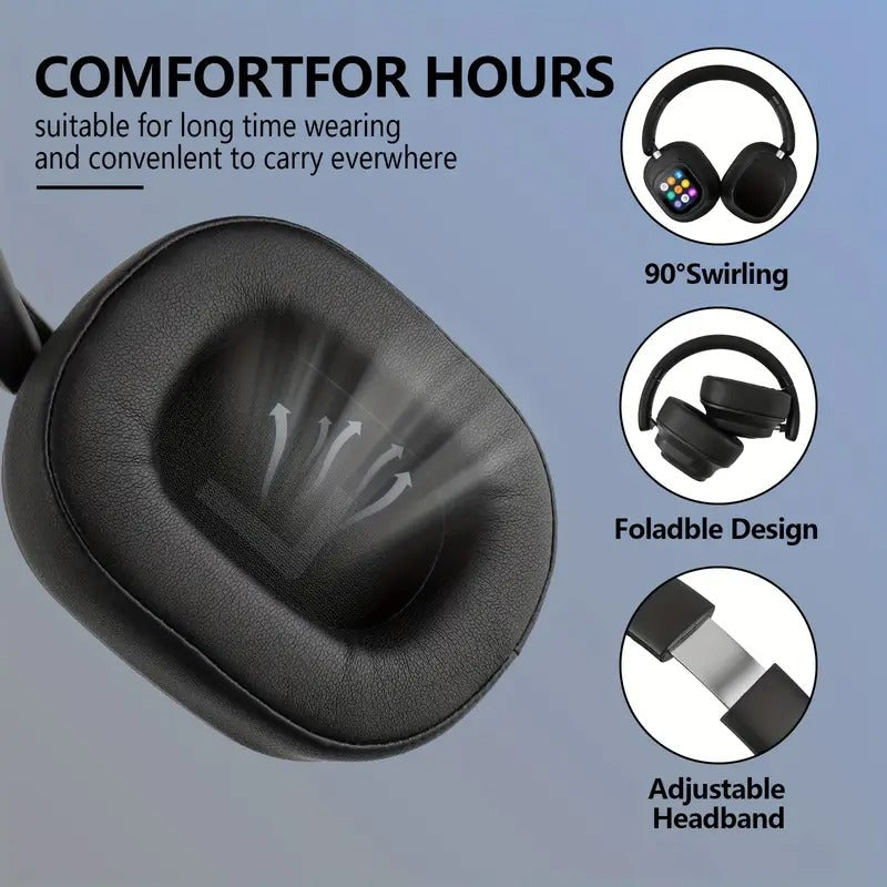 Hybrid Active Noise Cancelling Wireless Headphones-2