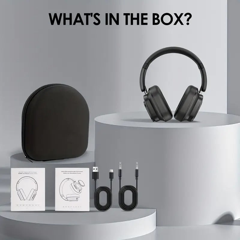 Hybrid Active Noise Cancelling Wireless Headphones-4