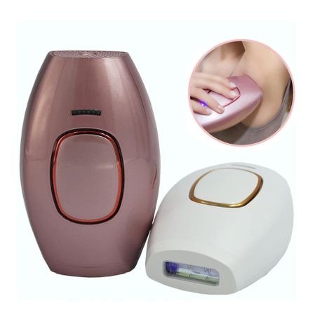 IPL Laser Hair Removal Device - rose gold oval design front view