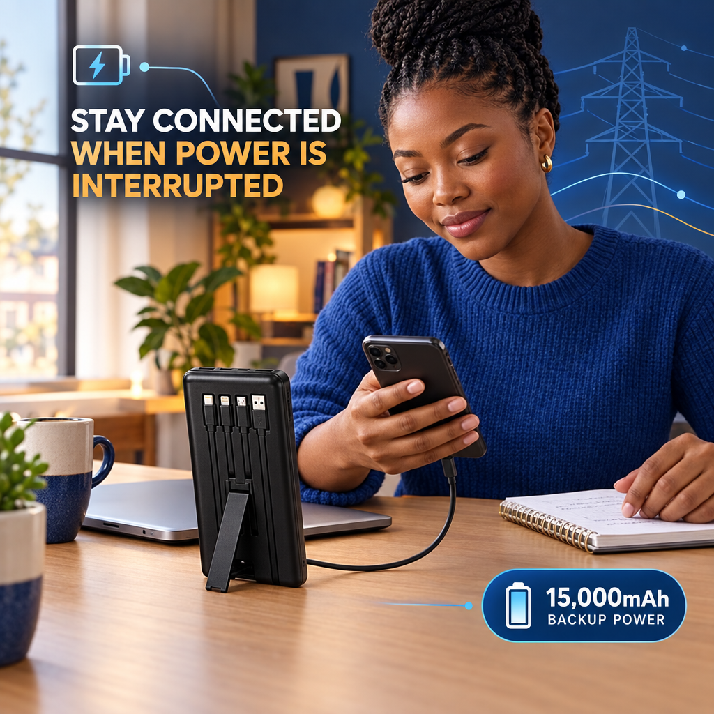 Power bank during a South African power interruption