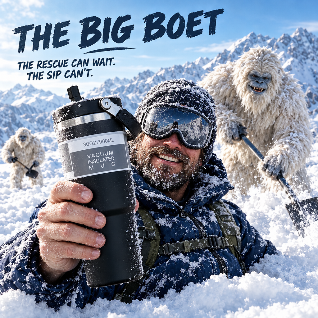 The Big Boet snow rescue creative